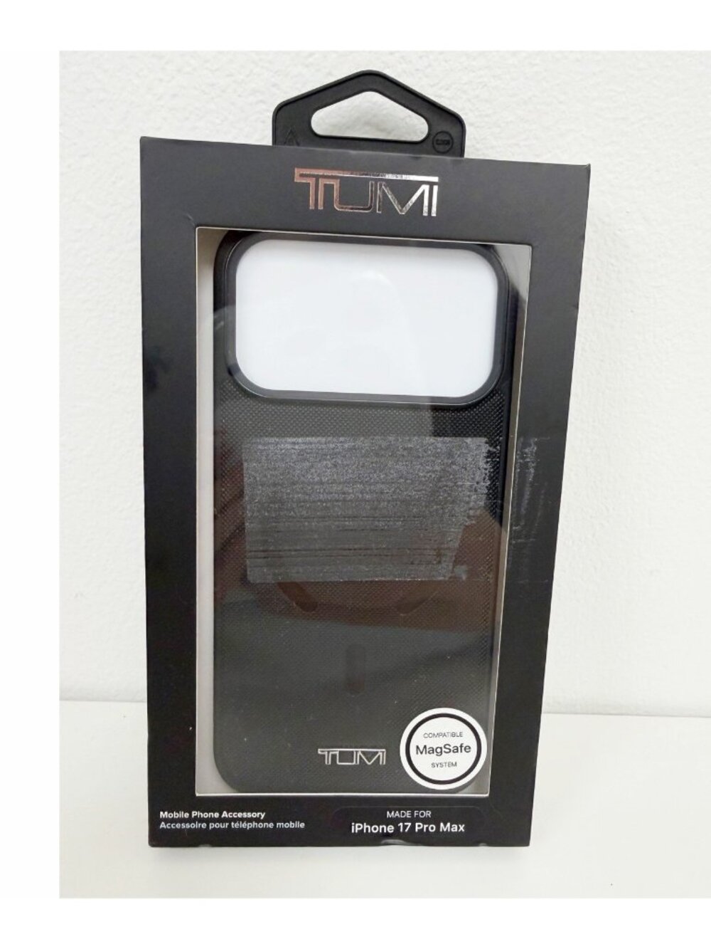 TUMI Black IPhone 17 ProMax Phone Case New